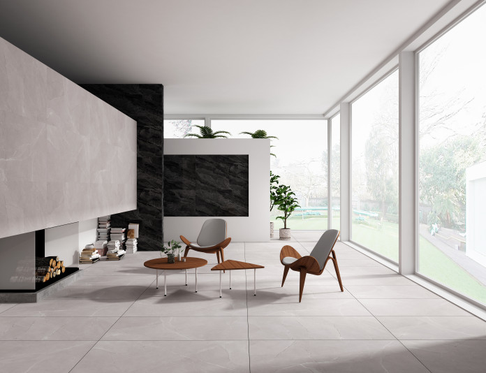 Living room, Marble looking tiles, LXA751510