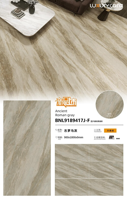 900*1800*9 Sintered slab velvet