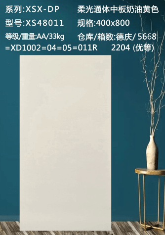400*800 Glossy/Honed tiles XSX