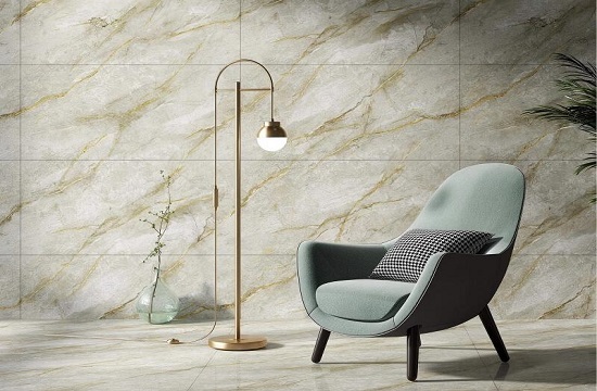 600×1200  Luxury Stone Tiles with Gold Plating 999K126001