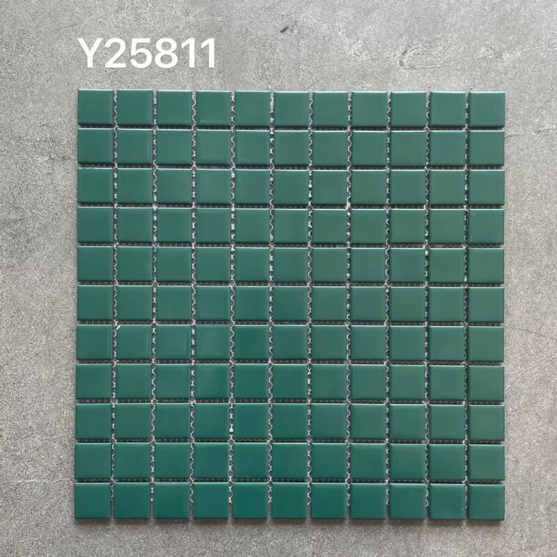 Solid color mosaic